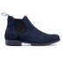 Botina Country Masculina Chelsea Azul Marinho Polo North Clássica em couro