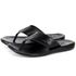 Chinelo Polo North Premium Preto em couro Ultra Comfort