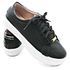 Tênis Feminino Confort Couro Legítimo Preto
