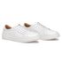Tênis Casual Masculino em Couro Branco