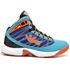 Tênis De Six Street Basquete GET UP - Azul Celeste e Laranja