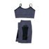 Conjunto Bolso lateral Cinza Chumbo