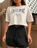 Camiseta Cropped Branca Est 1986 Colcci 