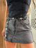 Saia Jeans Curta Belle Black Alcance