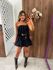 Vestido Babados Preto