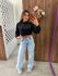 Moletom Cropped Flamboyant Preto Colcci 