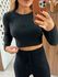 Blusa Cropped Adri Black John John