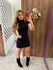 Vestido Preto Slim Gola Alta Colcci