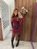 Vestido Justo Adri Vinho John John 