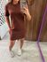 Vestido New Comfort Fit Marrom Colcci Sport 
