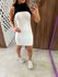 Vestido Duo Colors Branco Colcci Sport