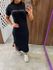 Vestido Justo JJ Crystal Preto John John 