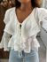 Blusa Boho Branca Flora