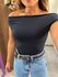 Blusa Ombro a Ombro Preta Brenda