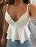 Blusa Off White Peplum 