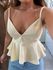 Blusa Creme Peplum 