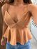 Blusa Nude Peplum 