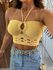 Top Tricot Amarelo Candy Mia