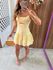 Vestido Curto Amarelo Candy Iza 