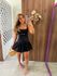 Vestido Curto Preto Iza
