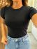 Blusa Baby Look Irina Preta John John 