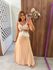 Vestido Longo Nude Maju 