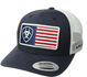 BONE ARIAT - AZUL MARINHO/BANDEIRA