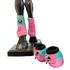 Kit Simples Boots Horse Boleteira Dianteira e Cloche Degradê - TURQUESA/PINK