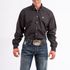 Camisa Masculina Classic Fit Western Manga Longa Preta #MT10320083 - Cinch