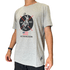Camiseta Masculina Austin Estampada - USA/Cinza