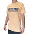 Camiseta Masculina Austin Estampada - Denim/Laranja