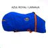 Capa de Frio Boots Horse Forrada Simples - Azul Royal / Laranja