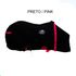 Capa de Frio Boots Horse Forrada Simples - Preto / Pink