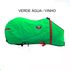 Capa de Frio Boots Horse Forrada Simples - Verde Água / Vinho