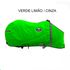Capa de Frio Boots Horse Forrada Simples - Verde Limão / Cinza