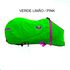 Capa de Frio Boots Horse Forrada Simples - Verde Limão / Pink