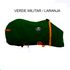 Capa de Frio Boots Horse Forrada Simples - Verde Militar / Laranja