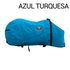 Capa de Frio Boots Horse Forrada Simples - Azul Turquesa 