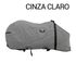 Capa de Frio Boots Horse Forrada Simples - Cinza Claro