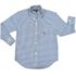 Camisa Cowboys Infantil Manga Longa Xadrez - Branco - Azul - Marrom - CAMINFML - XD06 