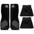 Kit simples Boleteira Dianteira e Cloche Equitech Premium velcro japão - preto