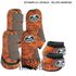 Kit Completo Boots Horse - Boleteira Dianteira/Traseira e cloche - Estampa 32 Laranja/Marrom