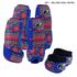 Kit Completo Boots Horse - Boleteira Dianteira/Traseira e cloche - Estampa A01/Azul Royal