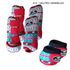 Kit Completo Boots Horse - Boleteira Dianteira/Traseira e cloche - Estampa A14/Vermelho