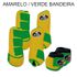 Kit Completo Boots Horse - Boleteira Dianteira/Traseira e cloche - Amarelo/Verde Bandeira