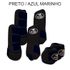 Kit Completo Boots Horse - Boleteira Dianteira/Traseira e cloche - PRETO/AZUL MARINHO