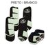 Kit Completo Boots Horse - Boleteira Dianteira/Traseira e cloche - PRETO/BRANCO
