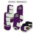 Kit Completo Boots Horse - Boleteira Dianteira/Traseira e cloche - ROXO/BRANCO