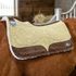 Manta Boots Horse Pro Flex Slim Com Pelego Tambor Feltro Creme &amp; Couro Dark Coffe Bordado Floral 