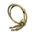 Rédea Com Peia Boots Horse Nylon CS COM PEIA 8 tento com Mosquetão - BEGE